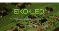 Desktop Screenshot of eko-led.com.pl